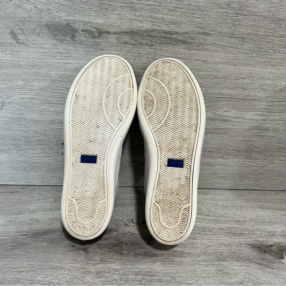 Keds x Kate Spade Ace Flower Appliqué White Sneakers ~ Size 8 - Picture 8 of 12